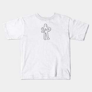 SAD FUNNY DRAWING Kids T-Shirt